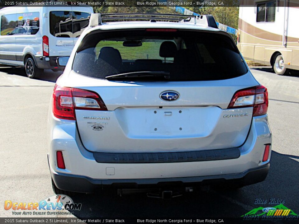 2015 Subaru Outback 2.5i Limited Ice Silver Metallic / Slate Black Photo #4