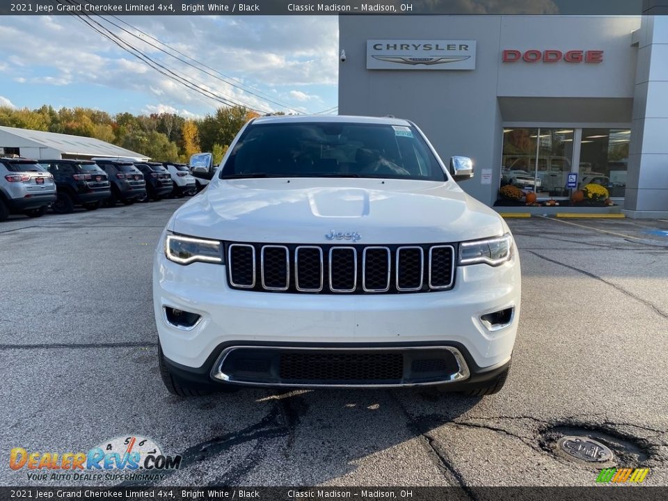 2021 Jeep Grand Cherokee Limited 4x4 Bright White / Black Photo #7
