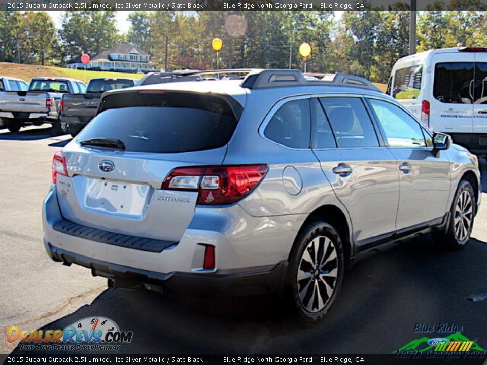 2015 Subaru Outback 2.5i Limited Ice Silver Metallic / Slate Black Photo #5