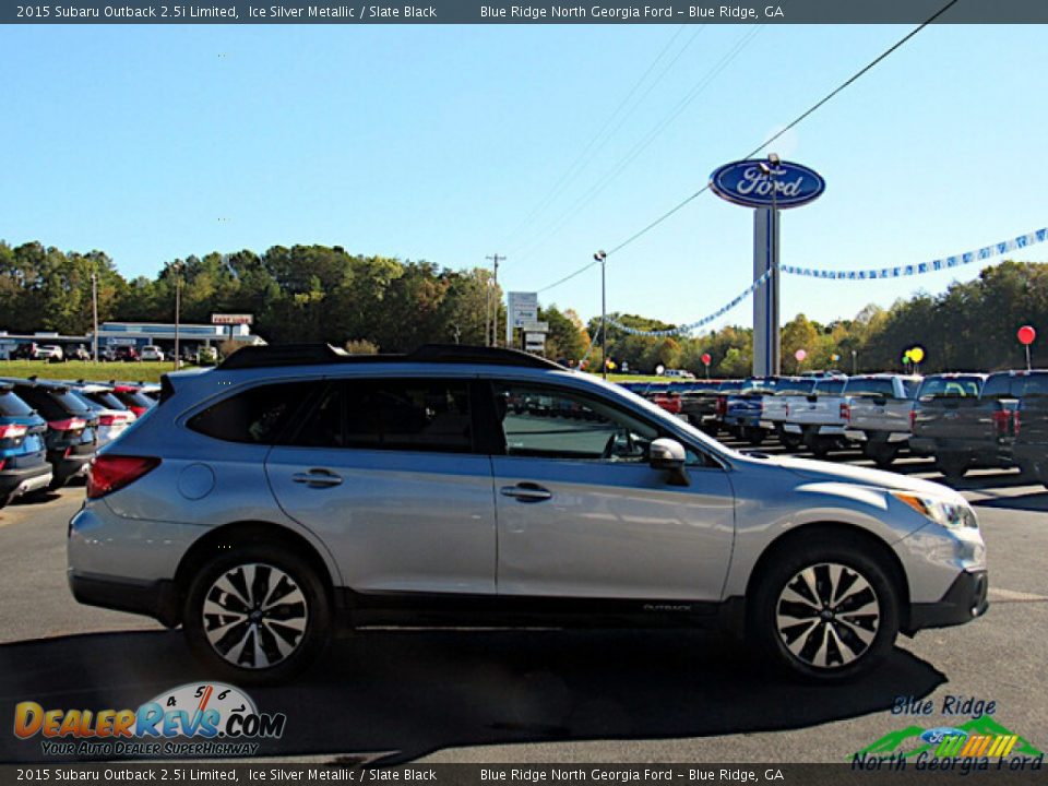 2015 Subaru Outback 2.5i Limited Ice Silver Metallic / Slate Black Photo #6