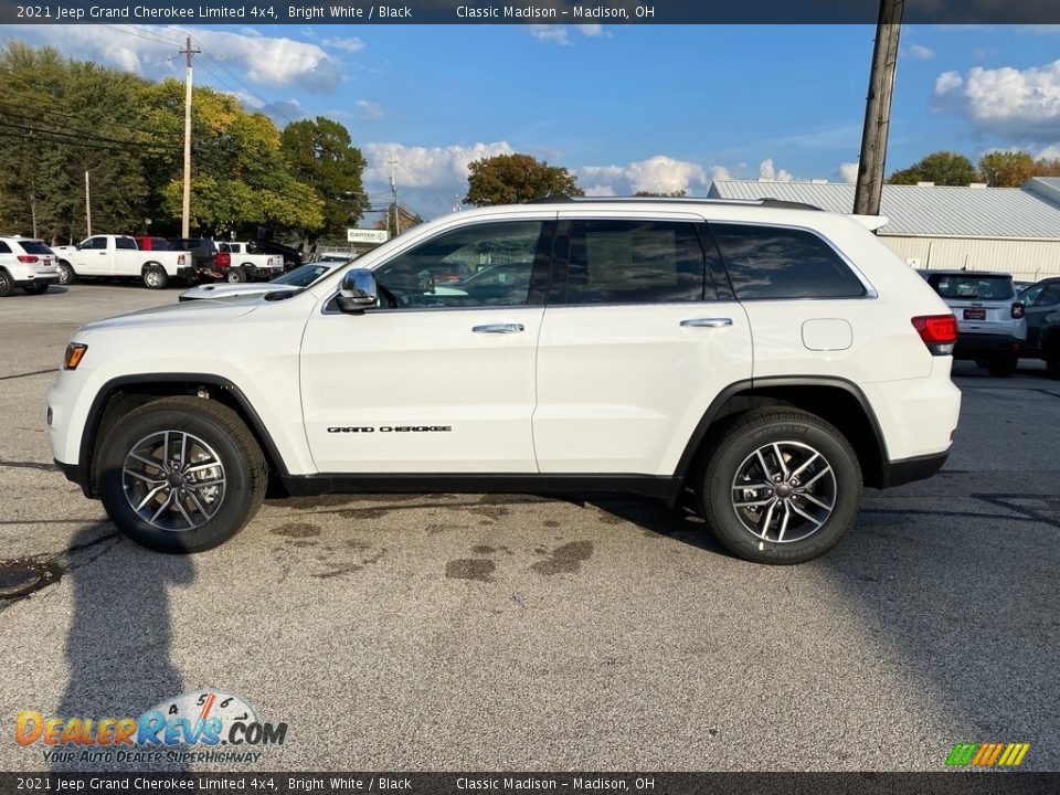 2021 Jeep Grand Cherokee Limited 4x4 Bright White / Black Photo #8