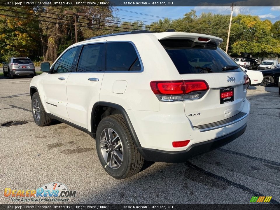 2021 Jeep Grand Cherokee Limited 4x4 Bright White / Black Photo #9