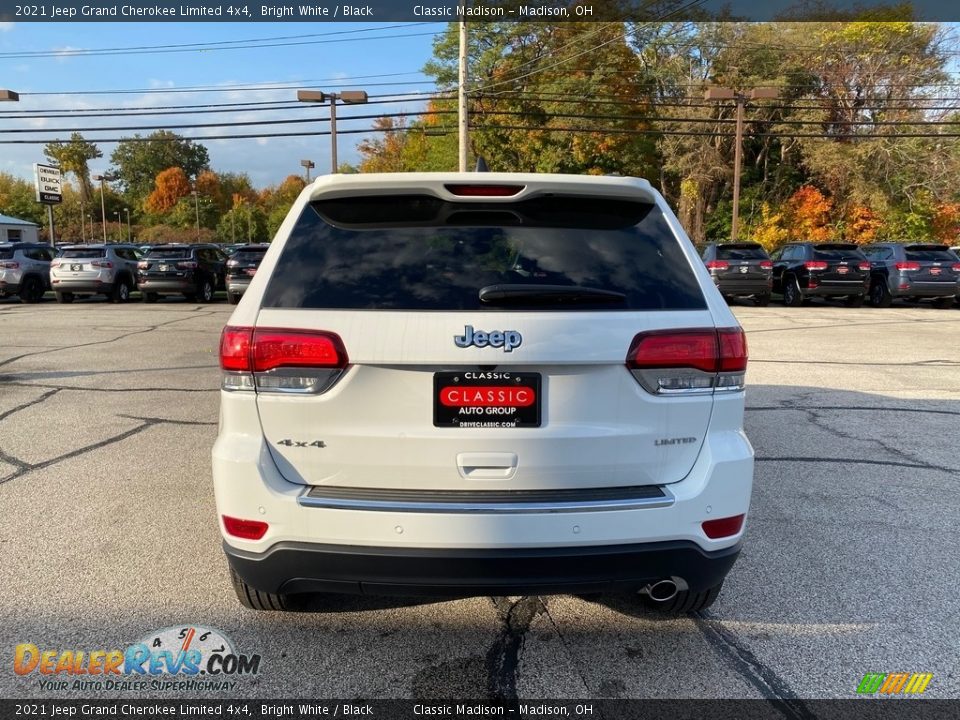 2021 Jeep Grand Cherokee Limited 4x4 Bright White / Black Photo #10