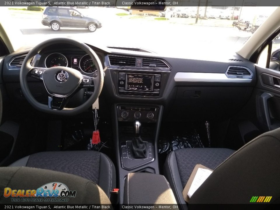 Titan Black Interior - 2021 Volkswagen Tiguan S Photo #3