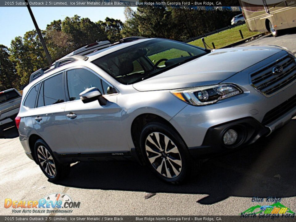 2015 Subaru Outback 2.5i Limited Ice Silver Metallic / Slate Black Photo #25