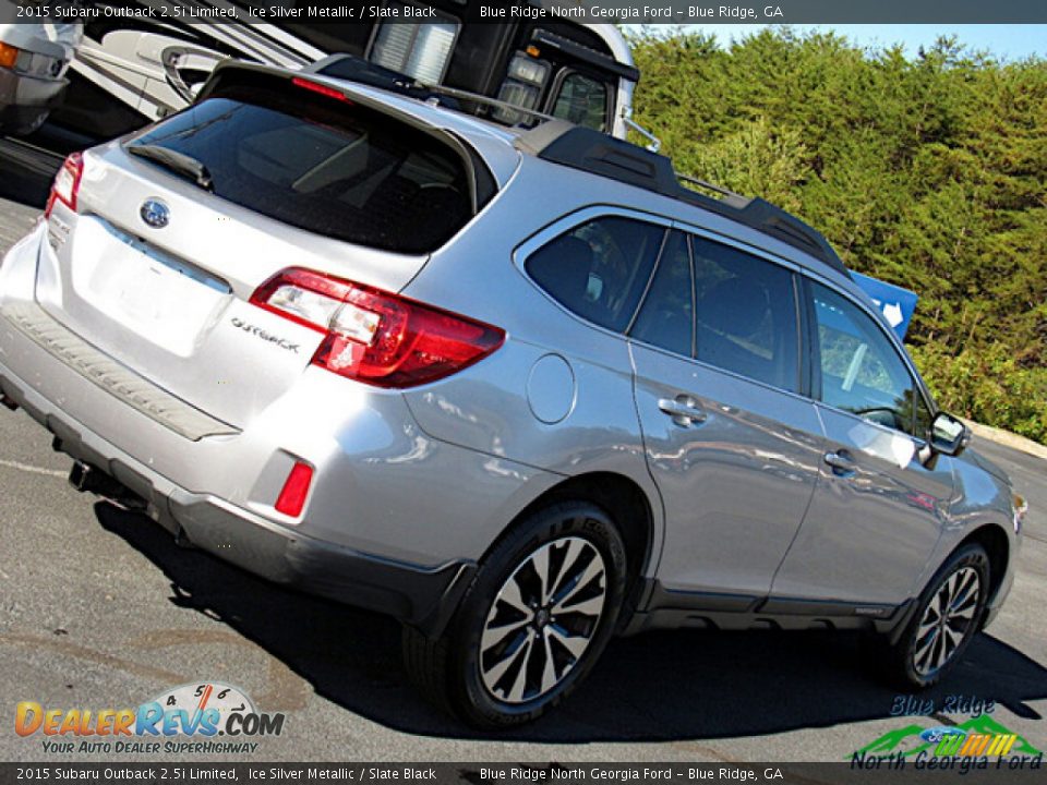 2015 Subaru Outback 2.5i Limited Ice Silver Metallic / Slate Black Photo #26