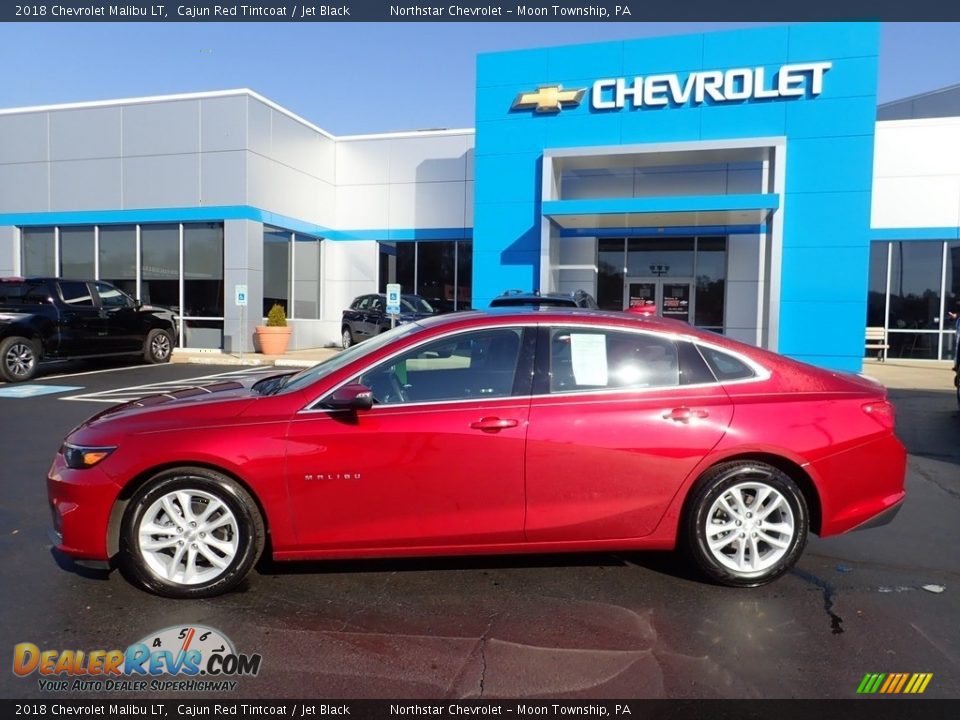 2018 Chevrolet Malibu LT Cajun Red Tintcoat / Jet Black Photo #3