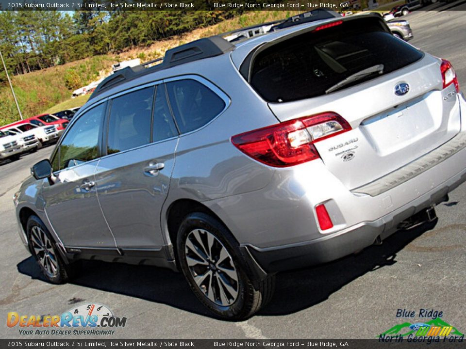 2015 Subaru Outback 2.5i Limited Ice Silver Metallic / Slate Black Photo #27