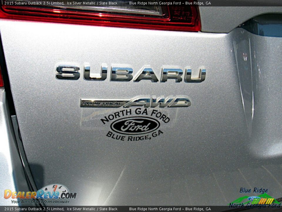 2015 Subaru Outback 2.5i Limited Ice Silver Metallic / Slate Black Photo #28
