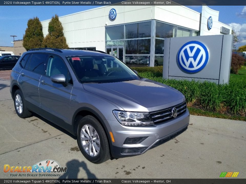 2020 Volkswagen Tiguan S 4MOTION Pyrite Silver Metallic / Titan Black Photo #1