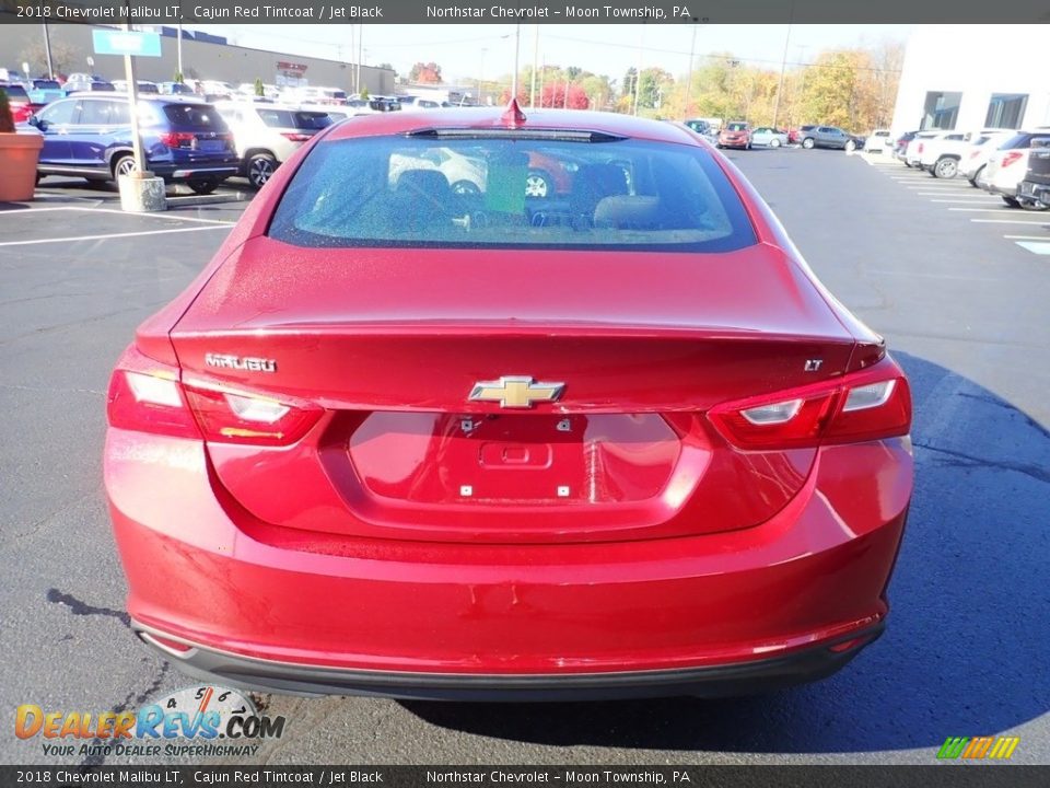 2018 Chevrolet Malibu LT Cajun Red Tintcoat / Jet Black Photo #6