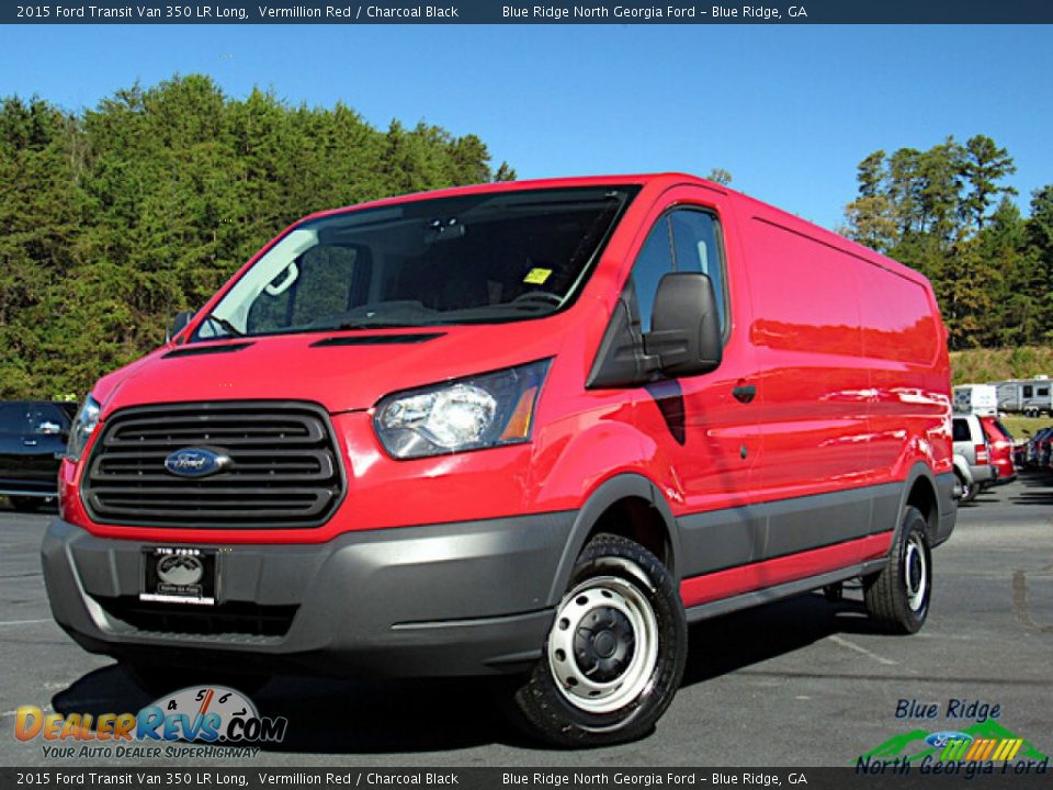 Front 3/4 View of 2015 Ford Transit Van 350 LR Long Photo #1