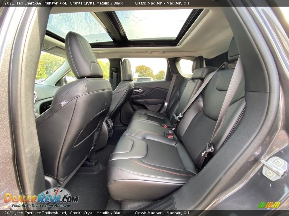 Rear Seat of 2021 Jeep Cherokee Traihawk 4x4 Photo #3