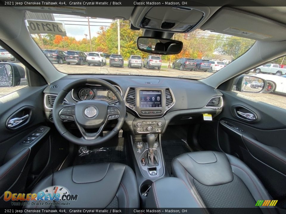 Dashboard of 2021 Jeep Cherokee Traihawk 4x4 Photo #4