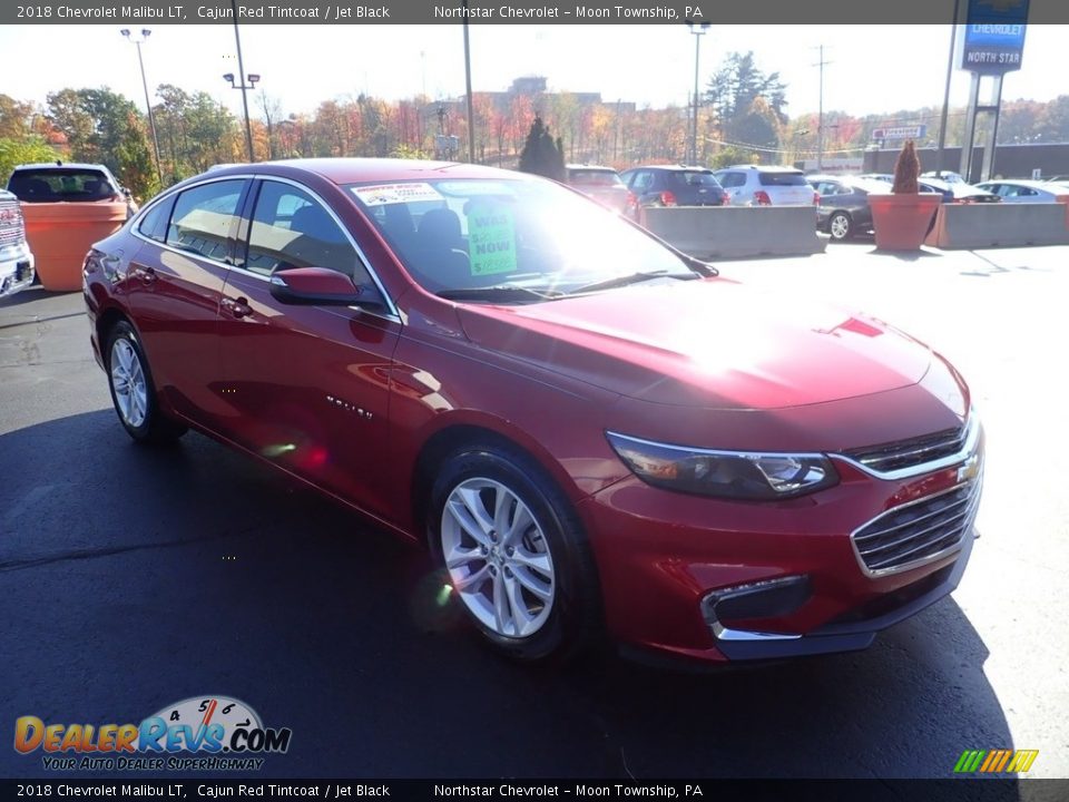 2018 Chevrolet Malibu LT Cajun Red Tintcoat / Jet Black Photo #11