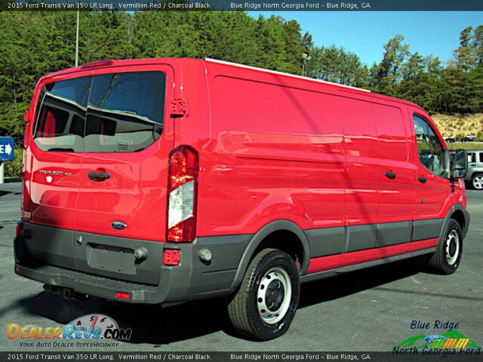 Vermillion Red 2015 Ford Transit Van 350 LR Long Photo #6