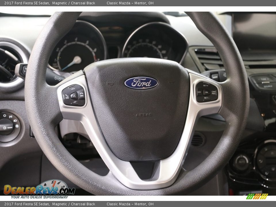 2017 Ford Fiesta SE Sedan Magnetic / Charcoal Black Photo #6