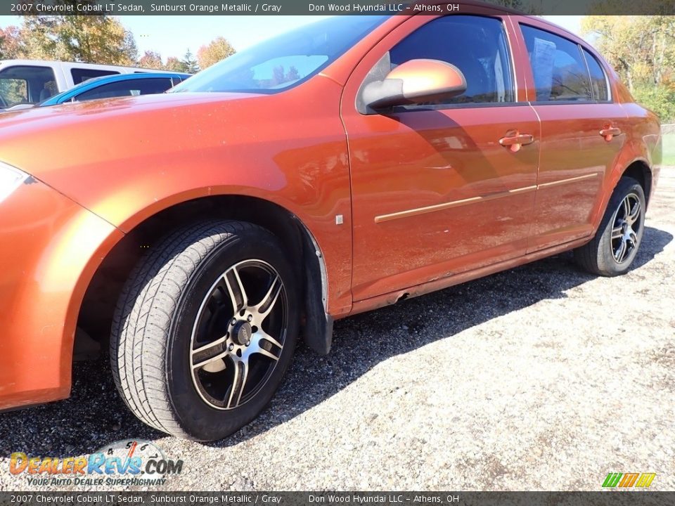 2007 Chevrolet Cobalt LT Sedan Sunburst Orange Metallic / Gray Photo #8