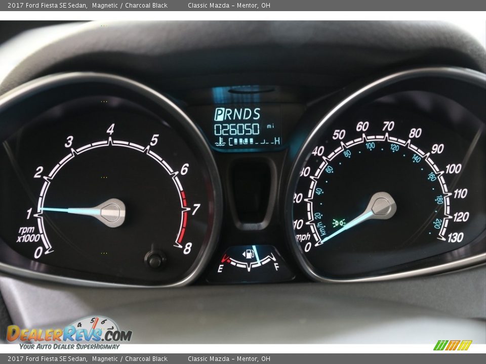 2017 Ford Fiesta SE Sedan Magnetic / Charcoal Black Photo #7