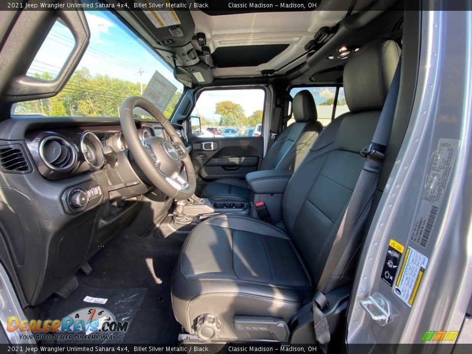 2021 Jeep Wrangler Unlimited Sahara 4x4 Billet Silver Metallic / Black Photo #2