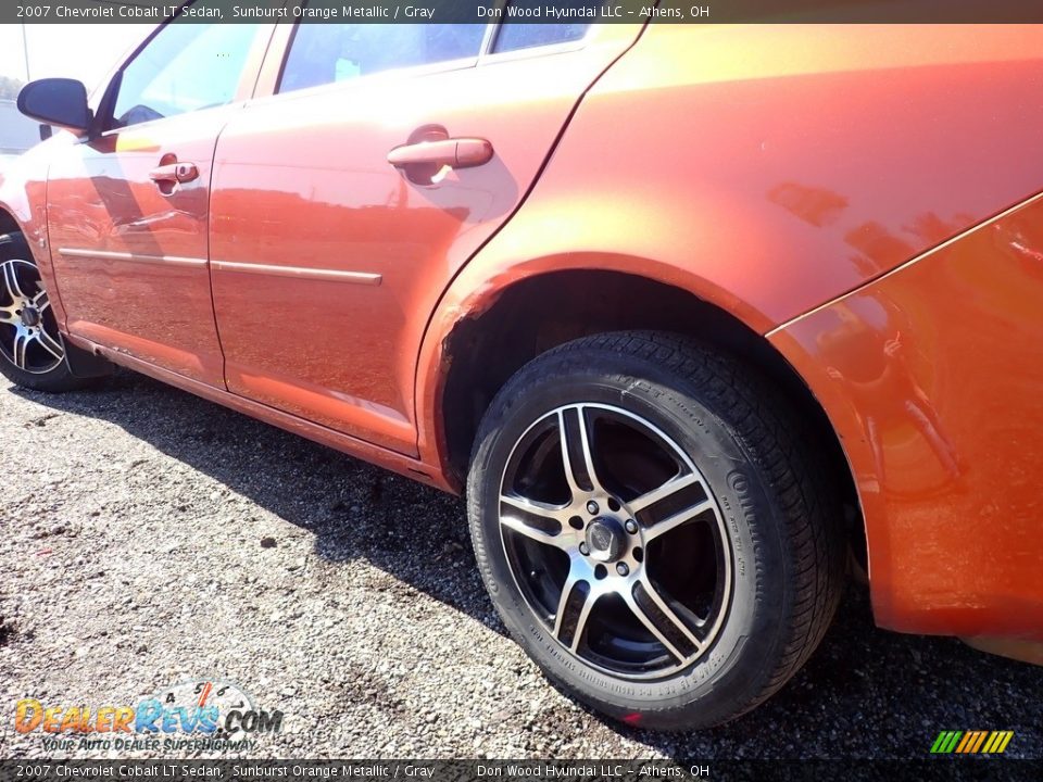 2007 Chevrolet Cobalt LT Sedan Sunburst Orange Metallic / Gray Photo #10