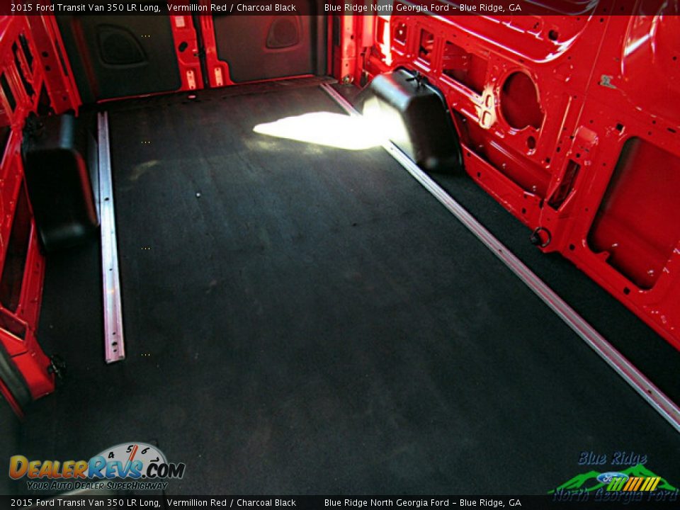 2015 Ford Transit Van 350 LR Long Vermillion Red / Charcoal Black Photo #14