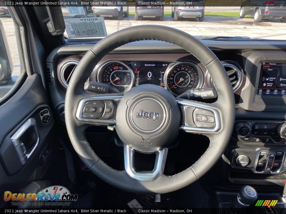2021 Jeep Wrangler Unlimited Sahara 4x4 Billet Silver Metallic / Black Photo #5
