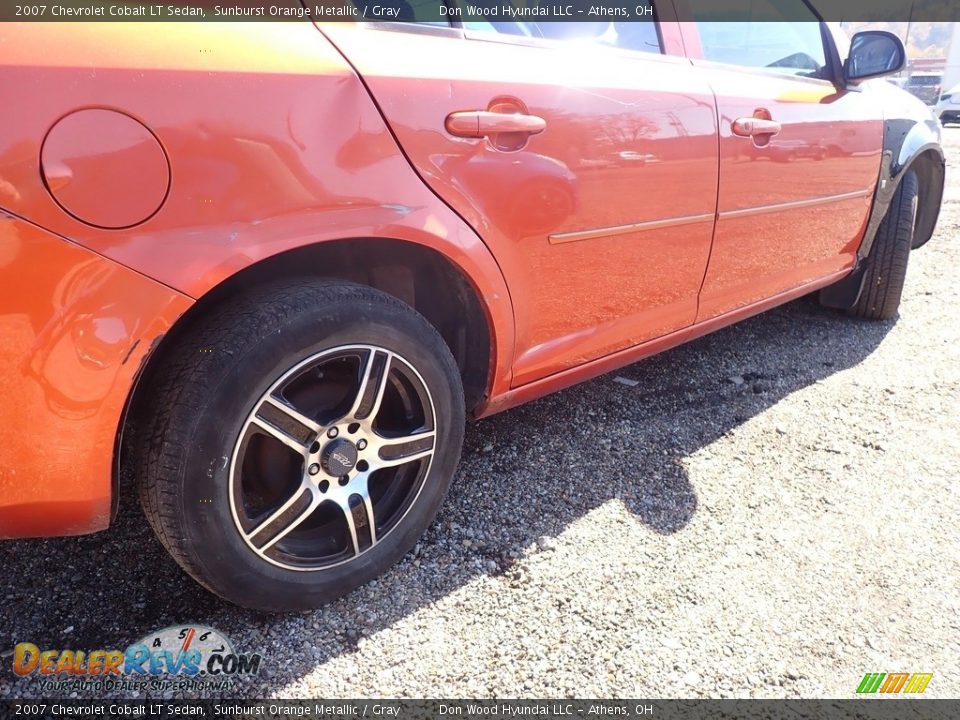 2007 Chevrolet Cobalt LT Sedan Sunburst Orange Metallic / Gray Photo #13