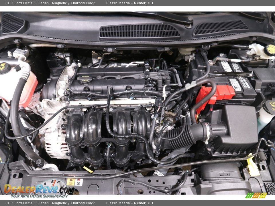 2017 Ford Fiesta SE Sedan Magnetic / Charcoal Black Photo #16