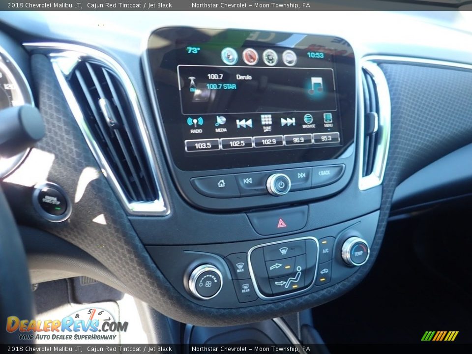2018 Chevrolet Malibu LT Cajun Red Tintcoat / Jet Black Photo #27