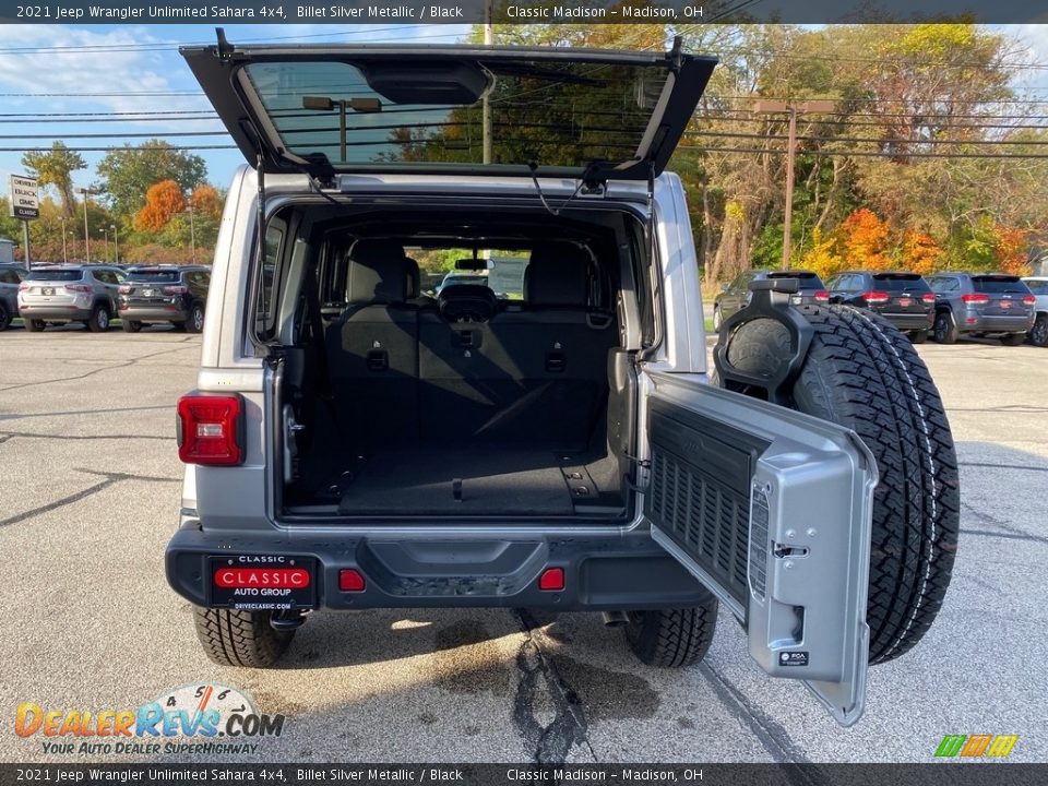 2021 Jeep Wrangler Unlimited Sahara 4x4 Billet Silver Metallic / Black Photo #11