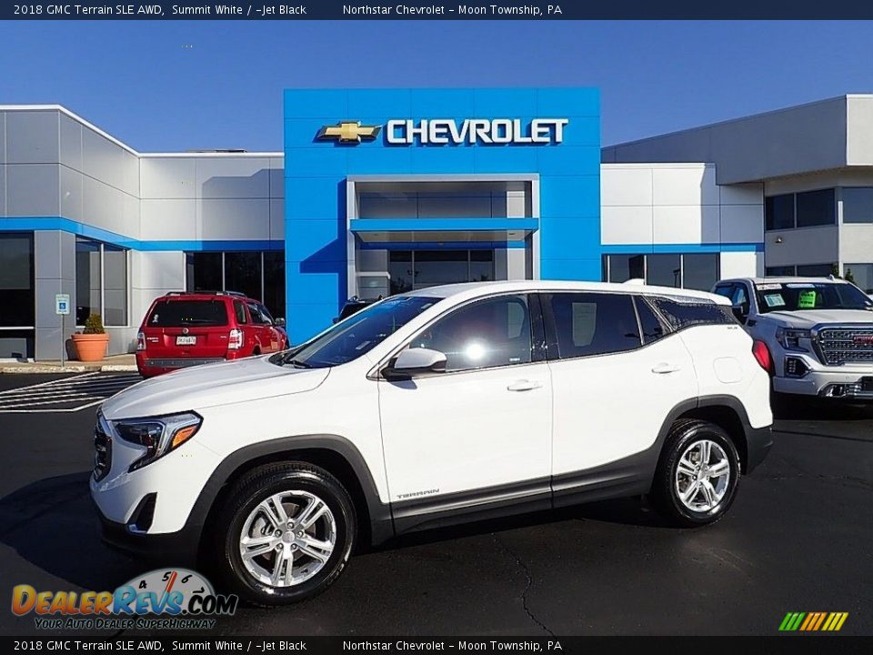 2018 GMC Terrain SLE AWD Summit White / ­Jet Black Photo #1