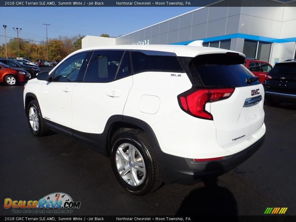 2018 GMC Terrain SLE AWD Summit White / ­Jet Black Photo #4