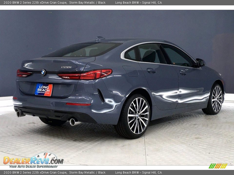 2020 BMW 2 Series 228i xDrive Gran Coupe Storm Bay Metallic / Black Photo #13