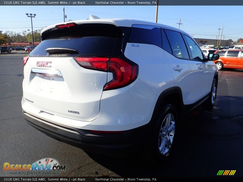 2018 GMC Terrain SLE AWD Summit White / ­Jet Black Photo #8