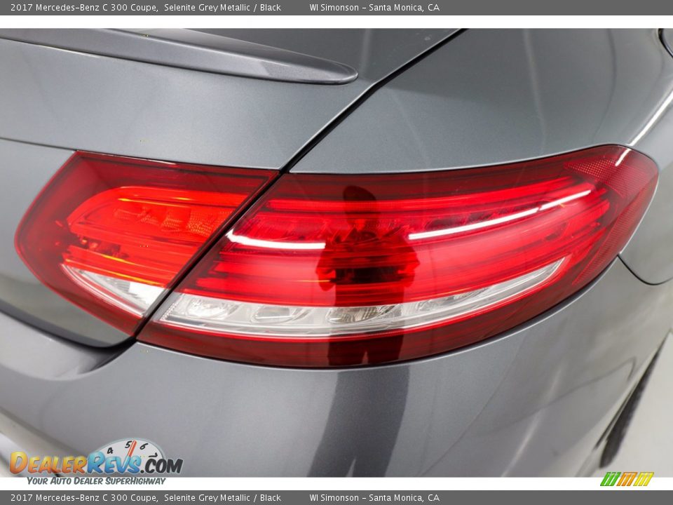 2017 Mercedes-Benz C 300 Coupe Selenite Grey Metallic / Black Photo #5