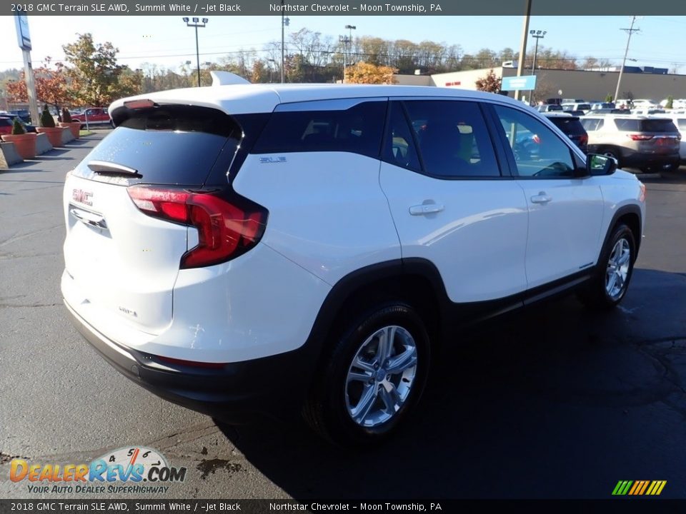 2018 GMC Terrain SLE AWD Summit White / ­Jet Black Photo #9