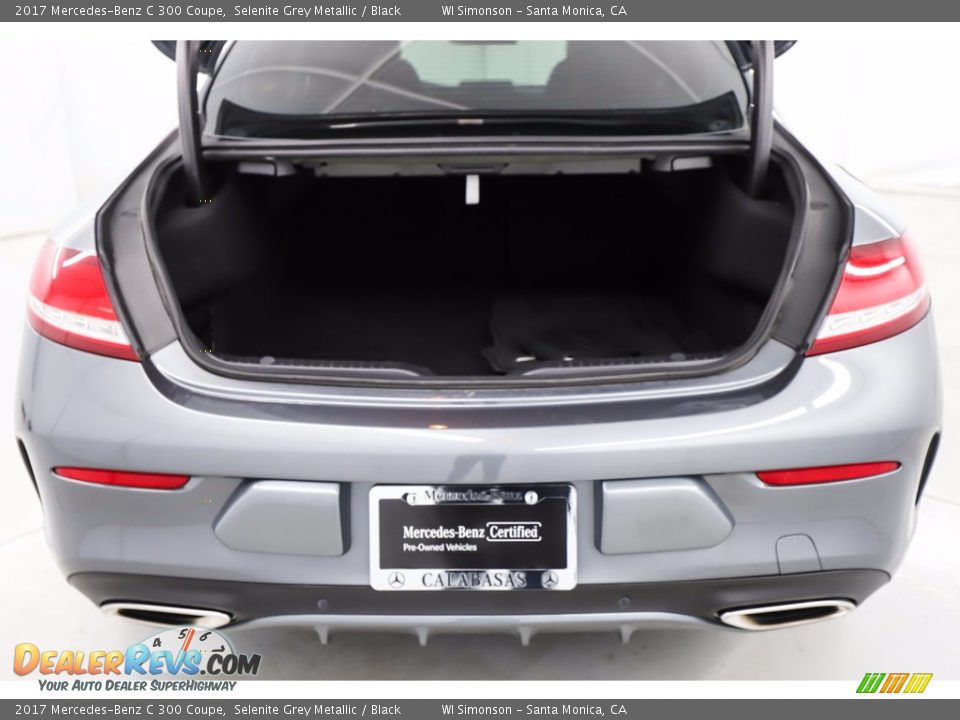 2017 Mercedes-Benz C 300 Coupe Selenite Grey Metallic / Black Photo #7