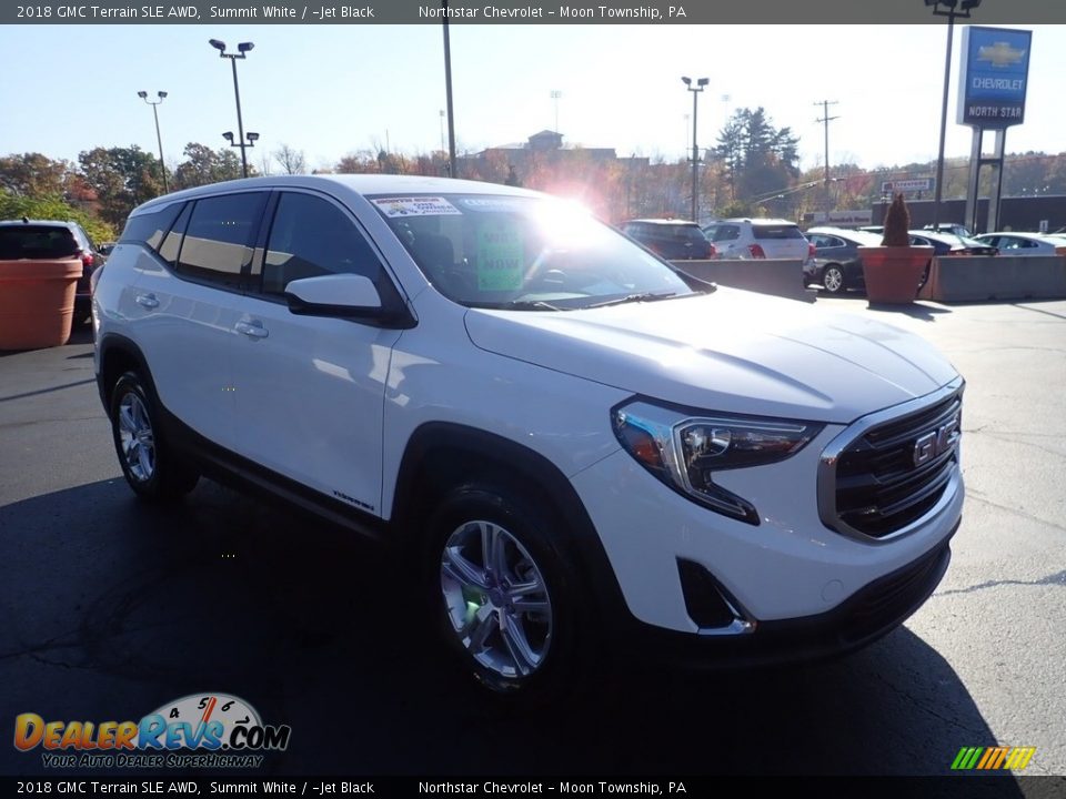 2018 GMC Terrain SLE AWD Summit White / ­Jet Black Photo #11