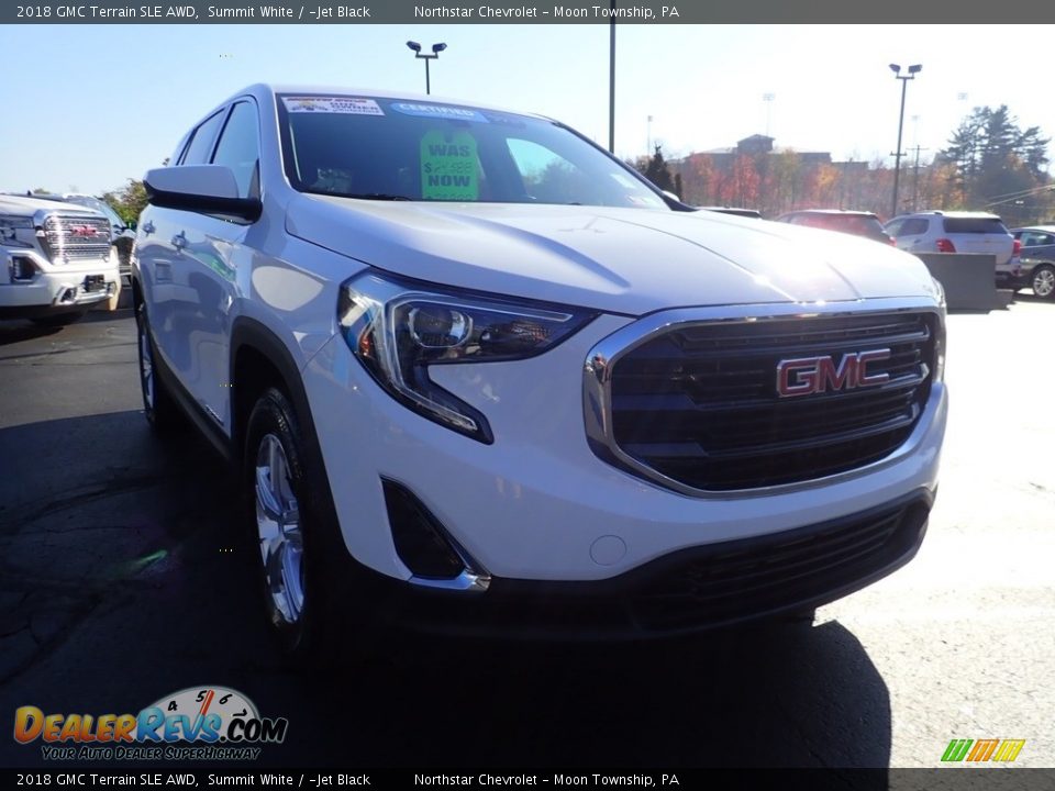 2018 GMC Terrain SLE AWD Summit White / ­Jet Black Photo #12