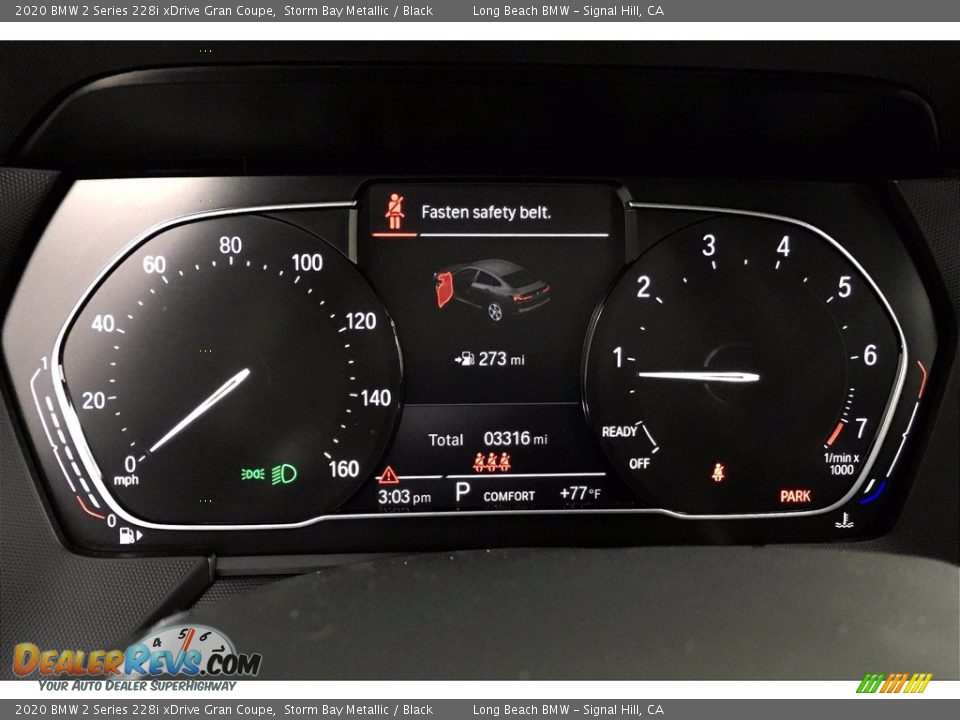 2020 BMW 2 Series 228i xDrive Gran Coupe Storm Bay Metallic / Black Photo #20