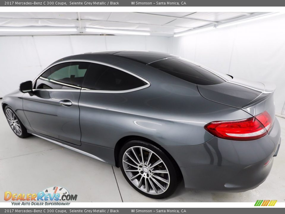 2017 Mercedes-Benz C 300 Coupe Selenite Grey Metallic / Black Photo #11