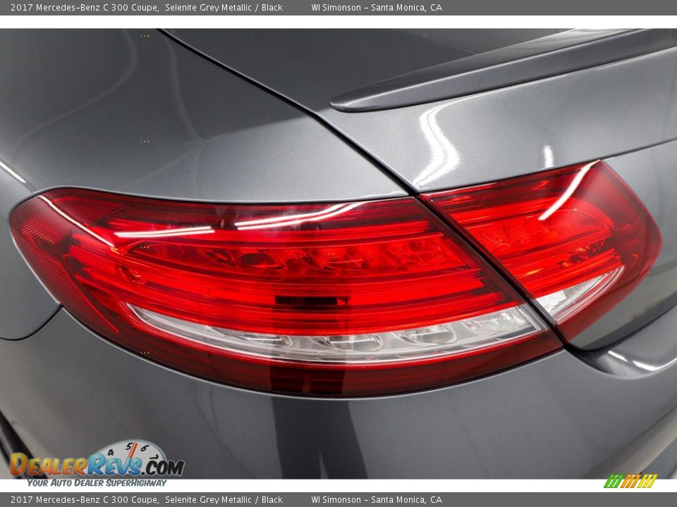 2017 Mercedes-Benz C 300 Coupe Selenite Grey Metallic / Black Photo #12