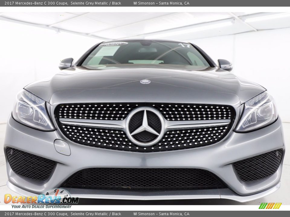 2017 Mercedes-Benz C 300 Coupe Selenite Grey Metallic / Black Photo #15