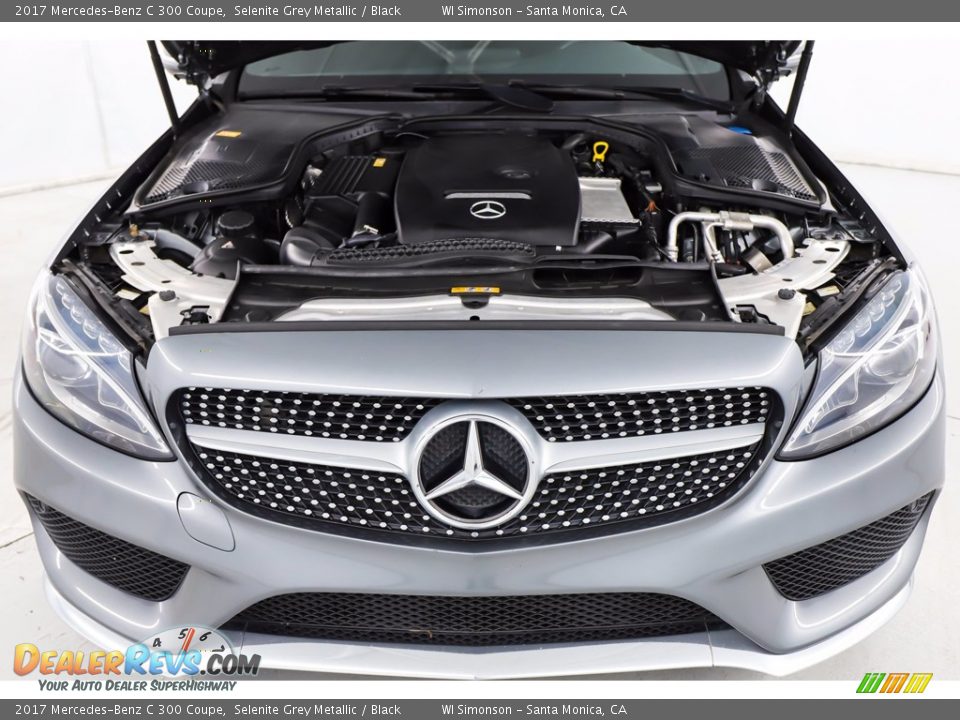 2017 Mercedes-Benz C 300 Coupe Selenite Grey Metallic / Black Photo #16