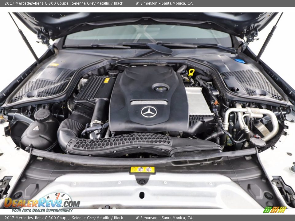 2017 Mercedes-Benz C 300 Coupe Selenite Grey Metallic / Black Photo #17
