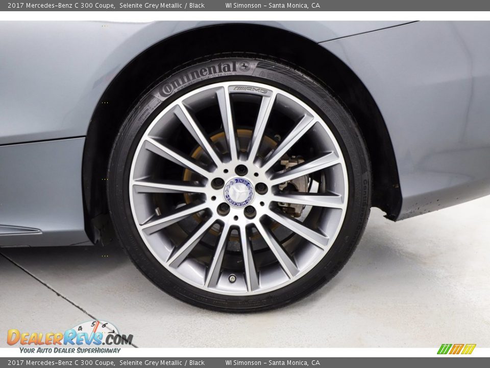 2017 Mercedes-Benz C 300 Coupe Selenite Grey Metallic / Black Photo #18