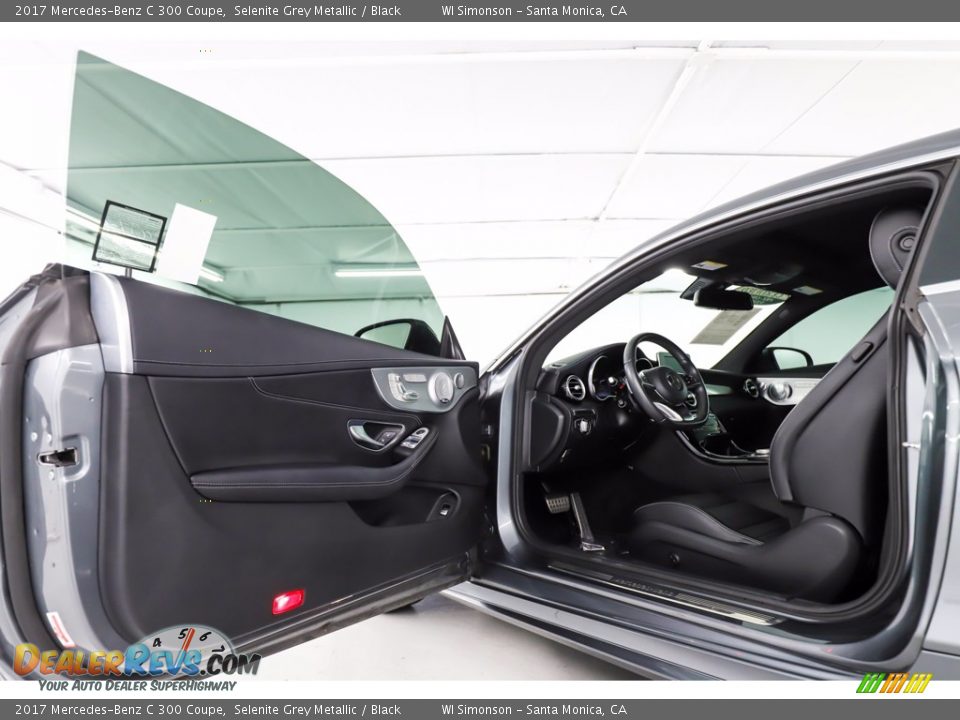 2017 Mercedes-Benz C 300 Coupe Selenite Grey Metallic / Black Photo #19