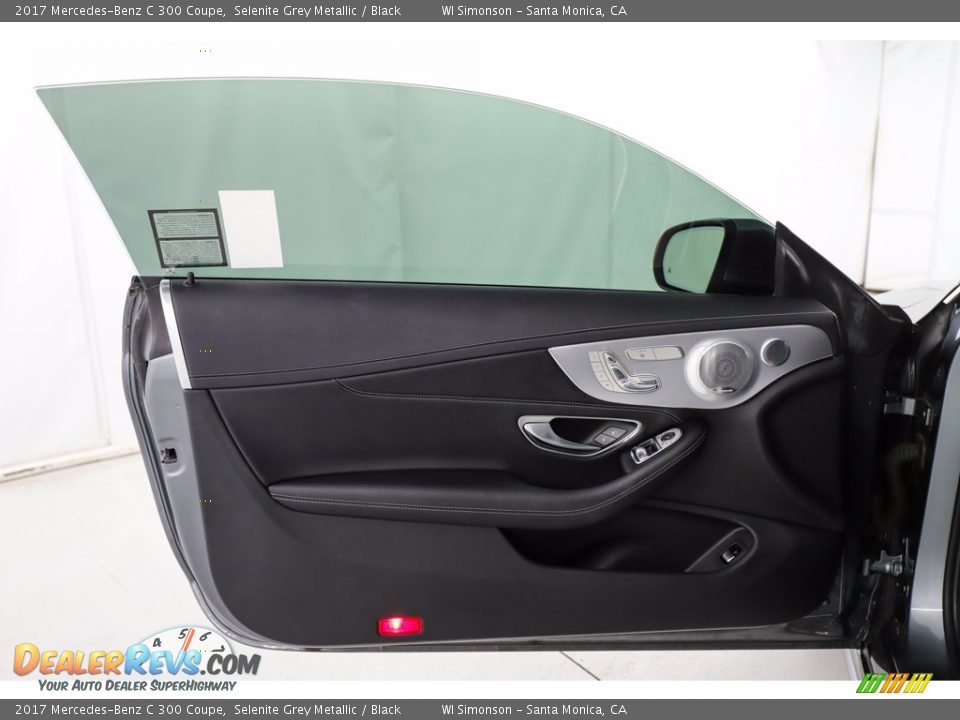 2017 Mercedes-Benz C 300 Coupe Selenite Grey Metallic / Black Photo #20