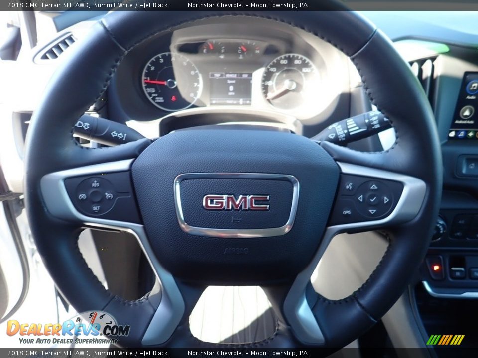 2018 GMC Terrain SLE AWD Summit White / ­Jet Black Photo #25